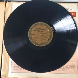 Vintage NO.19 World's Greatest Music Album Beethoven , Tchaikovsky GUC